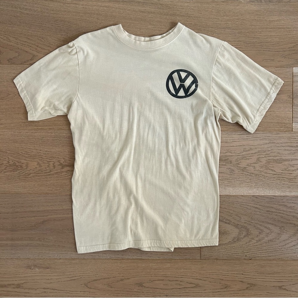 Cream T-Shirt with VW Logo